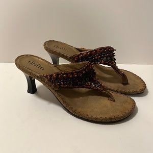 Beaded Rialto Heeled Sandal